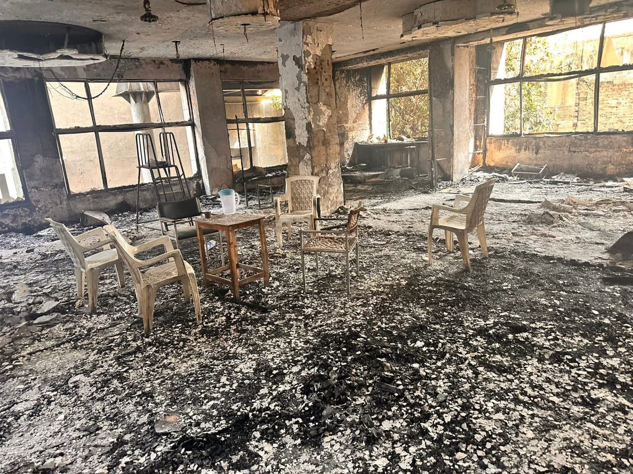 PRESS RELEASE: Damaged due to fire at LDA Building